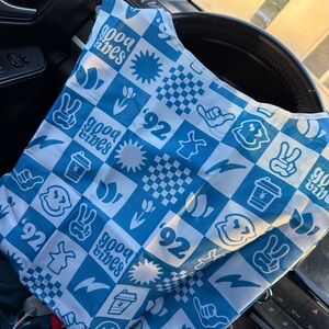Dutch Bros Blue & White Reusable Tote